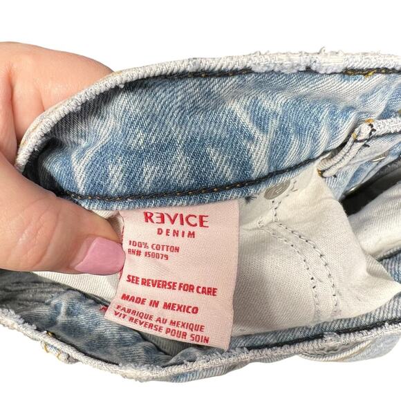 Revice Denim Super 80's 1984 Dragon Graphic Print Jeans Light Wash Blue Size 25 - Picture 11 of 12